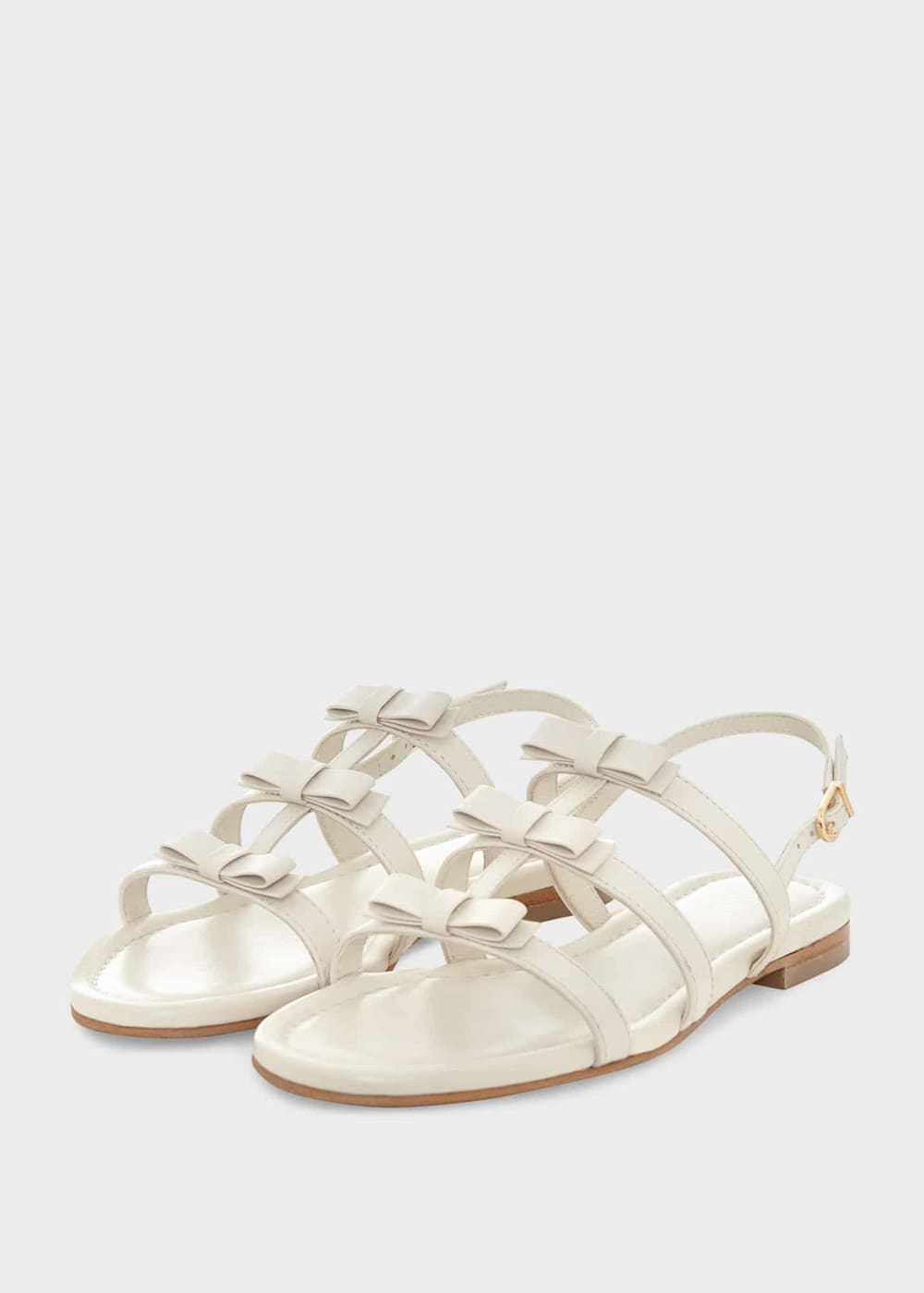 Holly Leather Bow Sandals Hobbs US