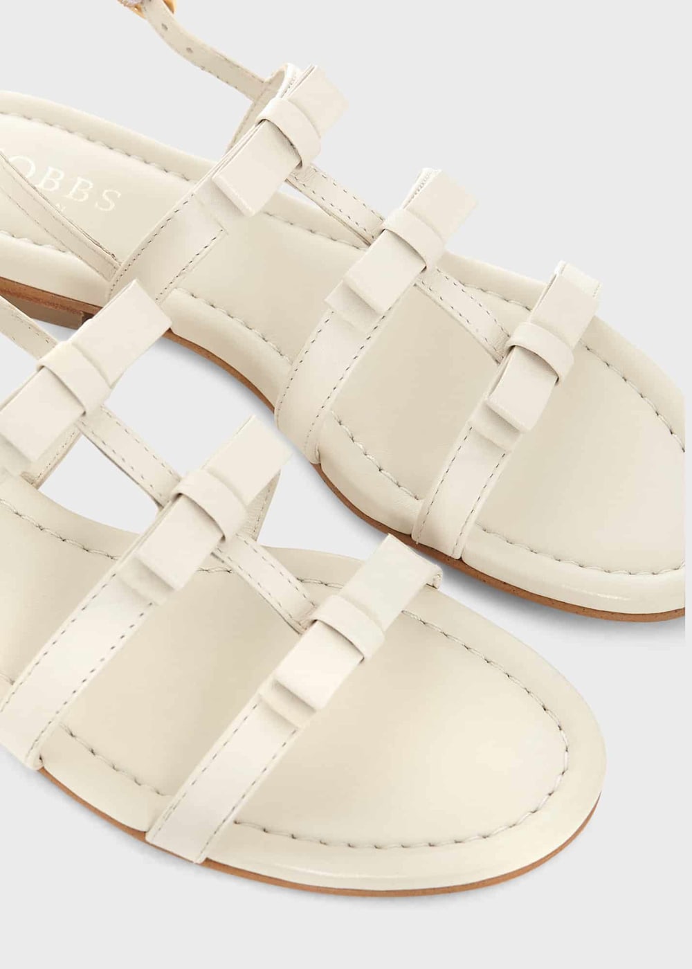 Holly Leather Bow Sandals Hobbs UK