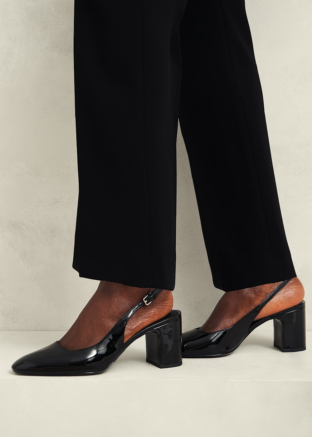 Lily Leather Slingbacks Hobbs UK