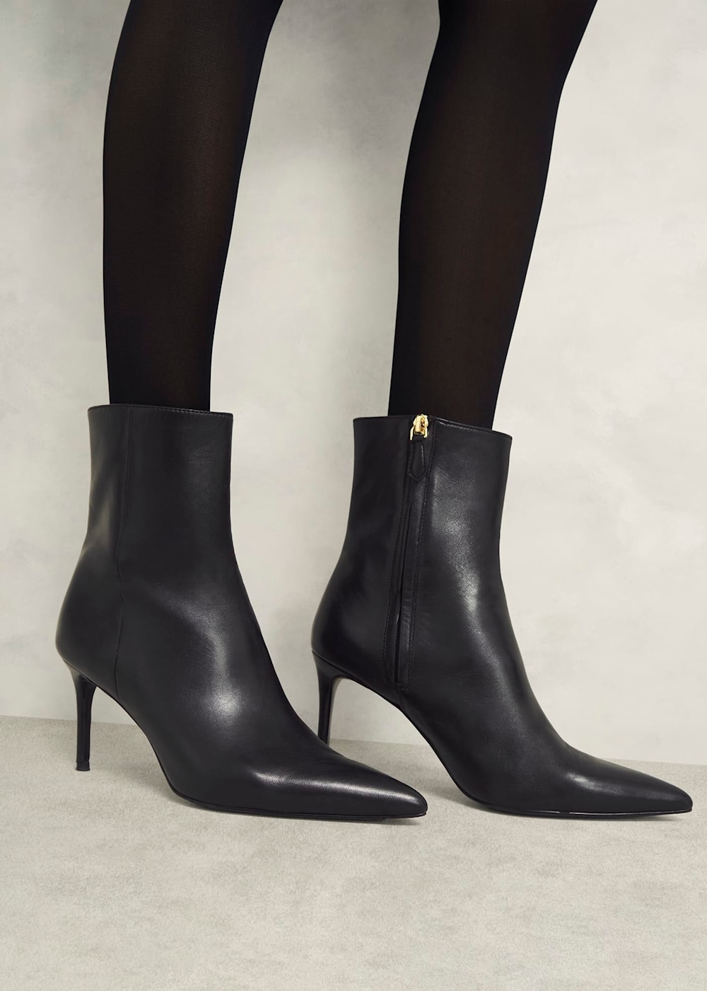 Aria Leather Ankle Boots Hobbs UK