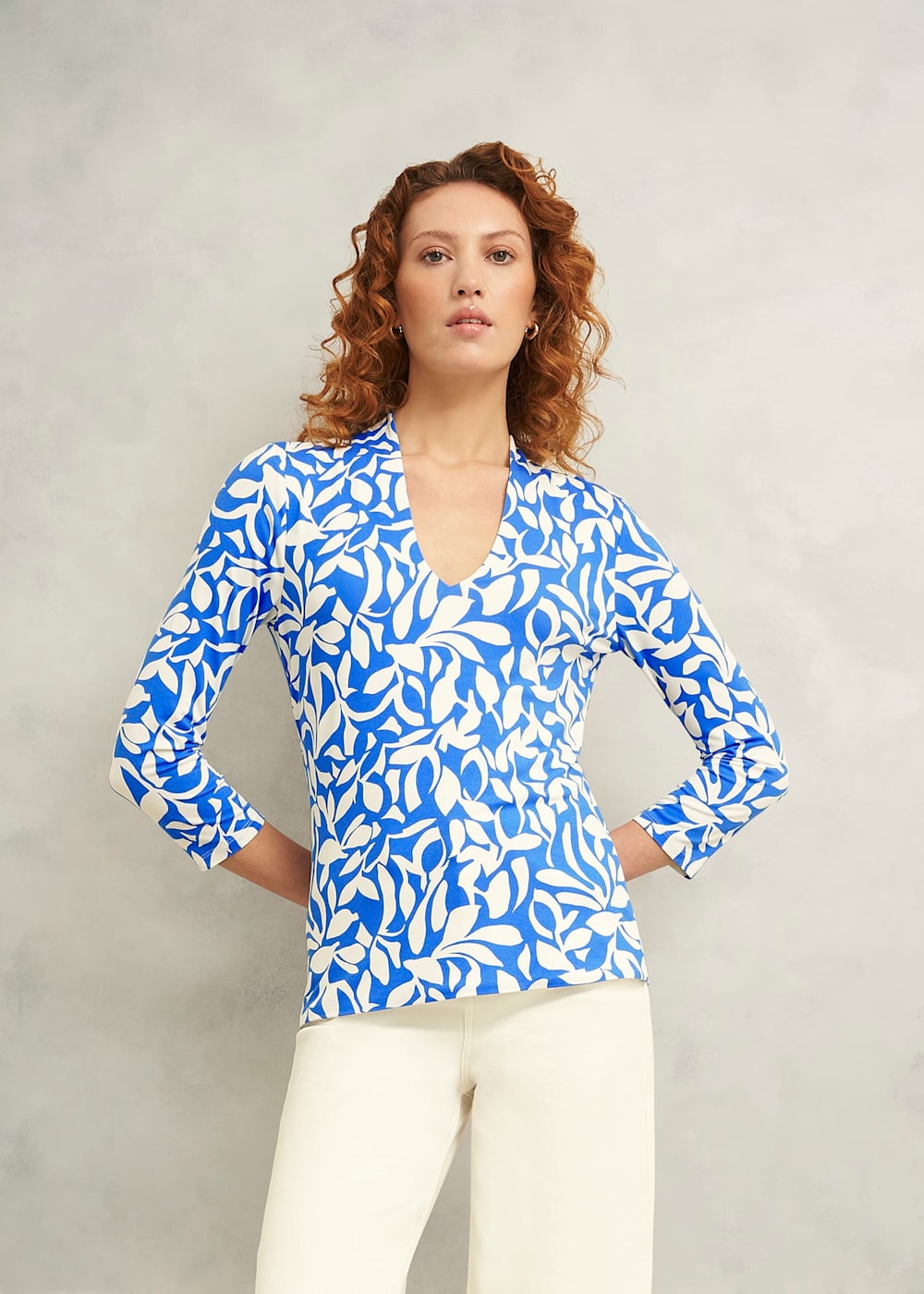 Hobbs Aimee Printed Top