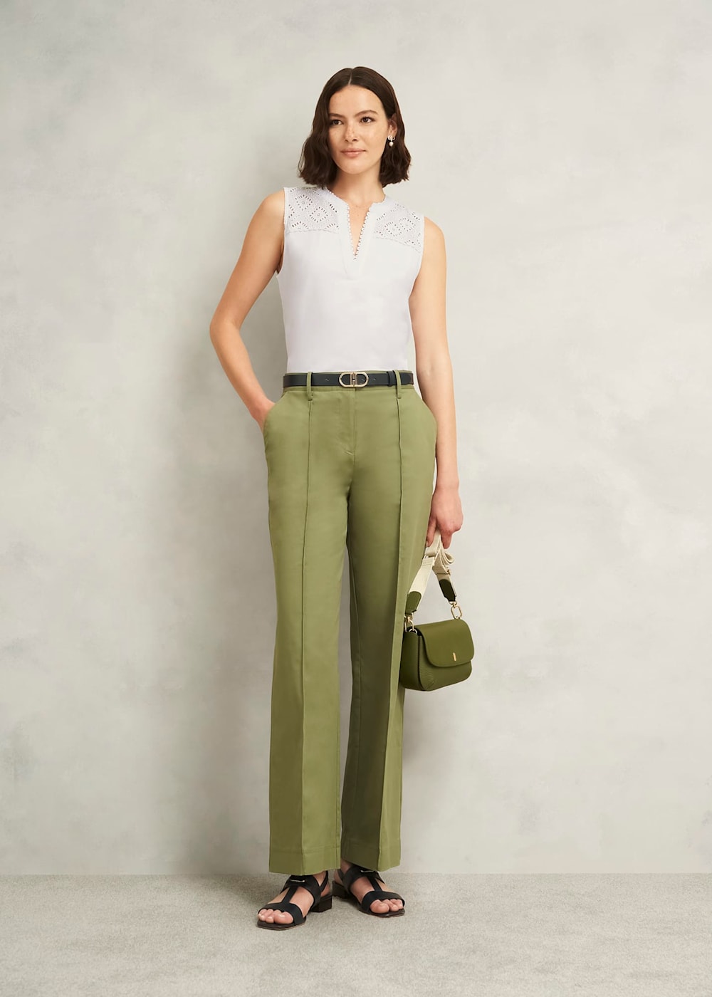 Hobbs Suzanna Cotton Broderie Top Hobbs Suzanna Cotton Broderie Top