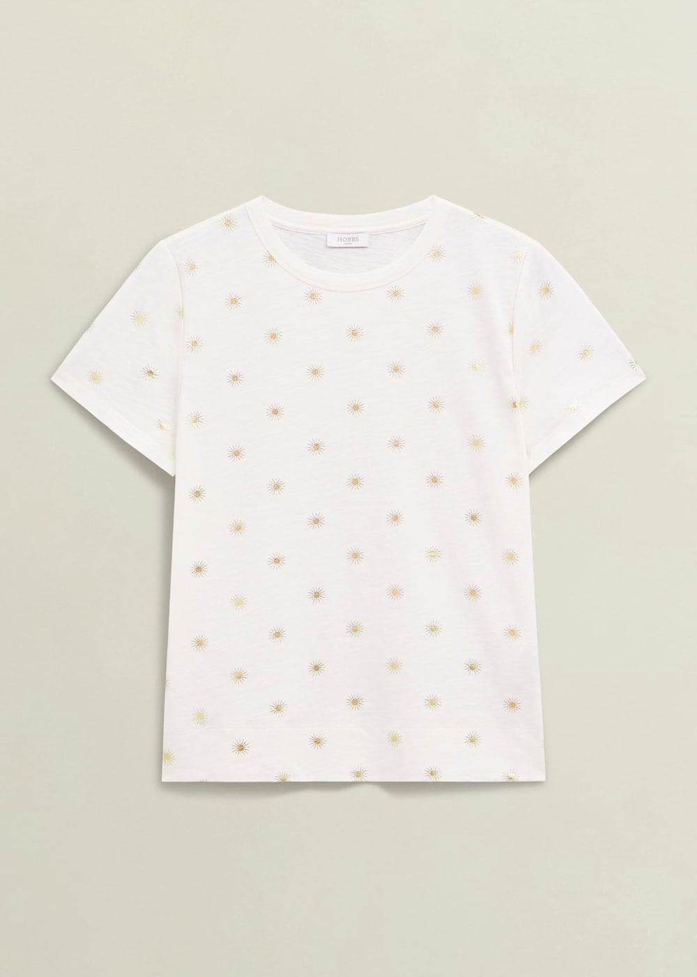 Hobbs Adaline Cotton Printed T-Shirt Hobbs Adaline Cotton Printed T-Shirt