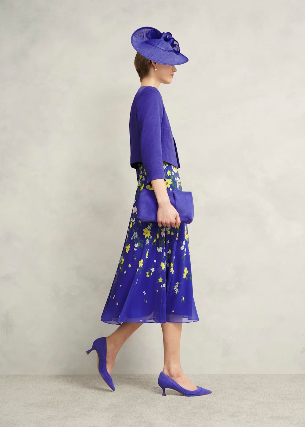 Hobbs Elize Textured Jacket Allium Blue Hobbs Elize Textured Jacket Allium Blue