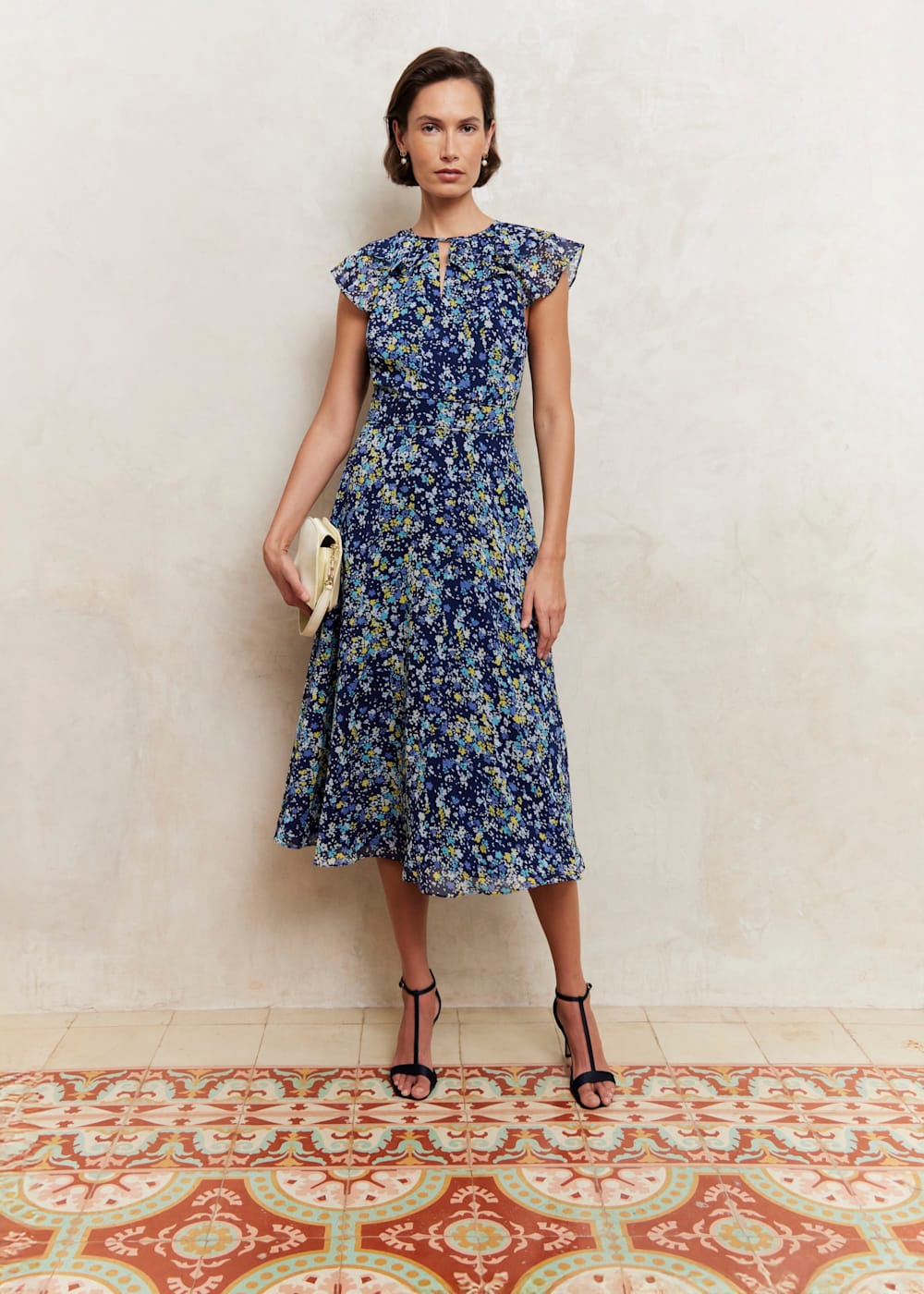 Hobbs Dawn Frill Collar Dress Hobbs Dawn Frill Collar Dress