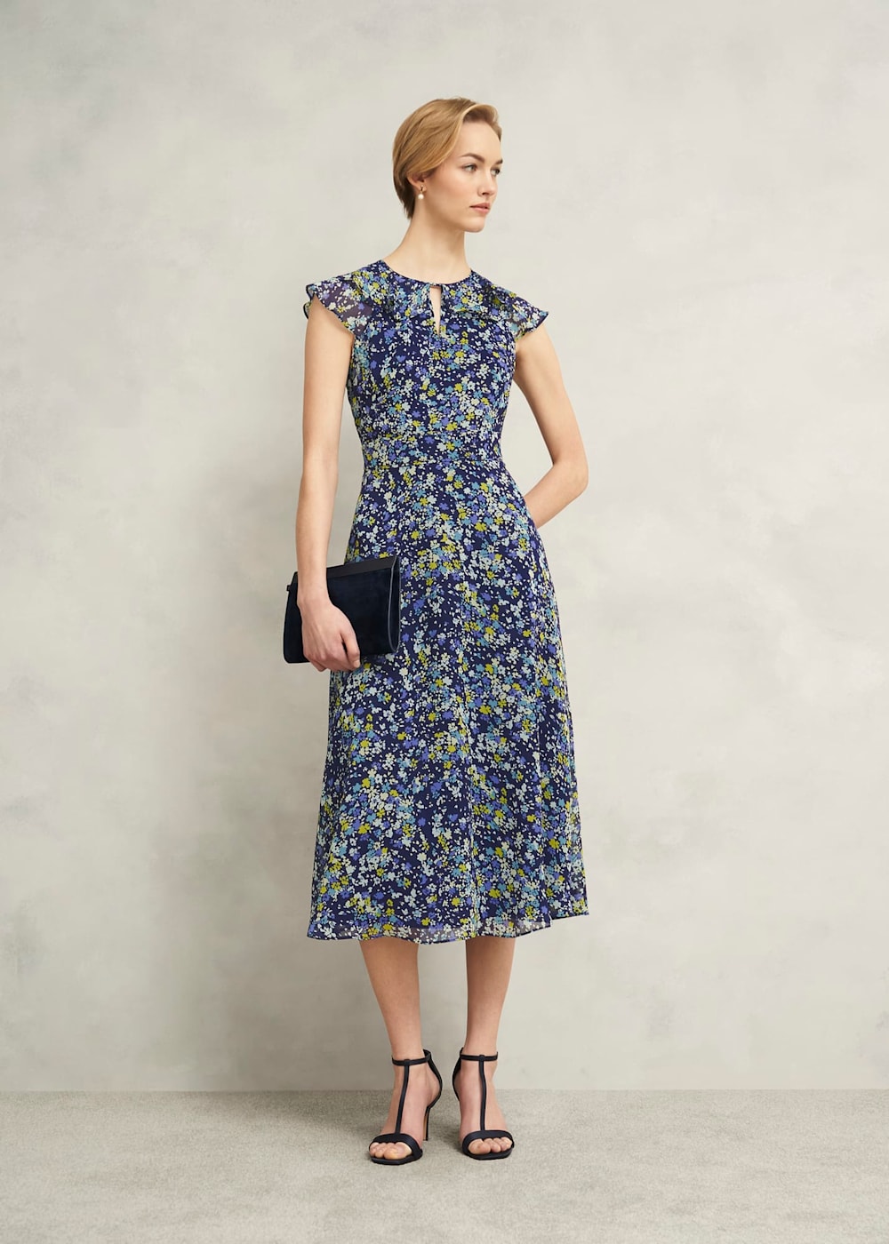 Hobbs Dawn Frill Collar Dress Hobbs Dawn Frill Collar Dress