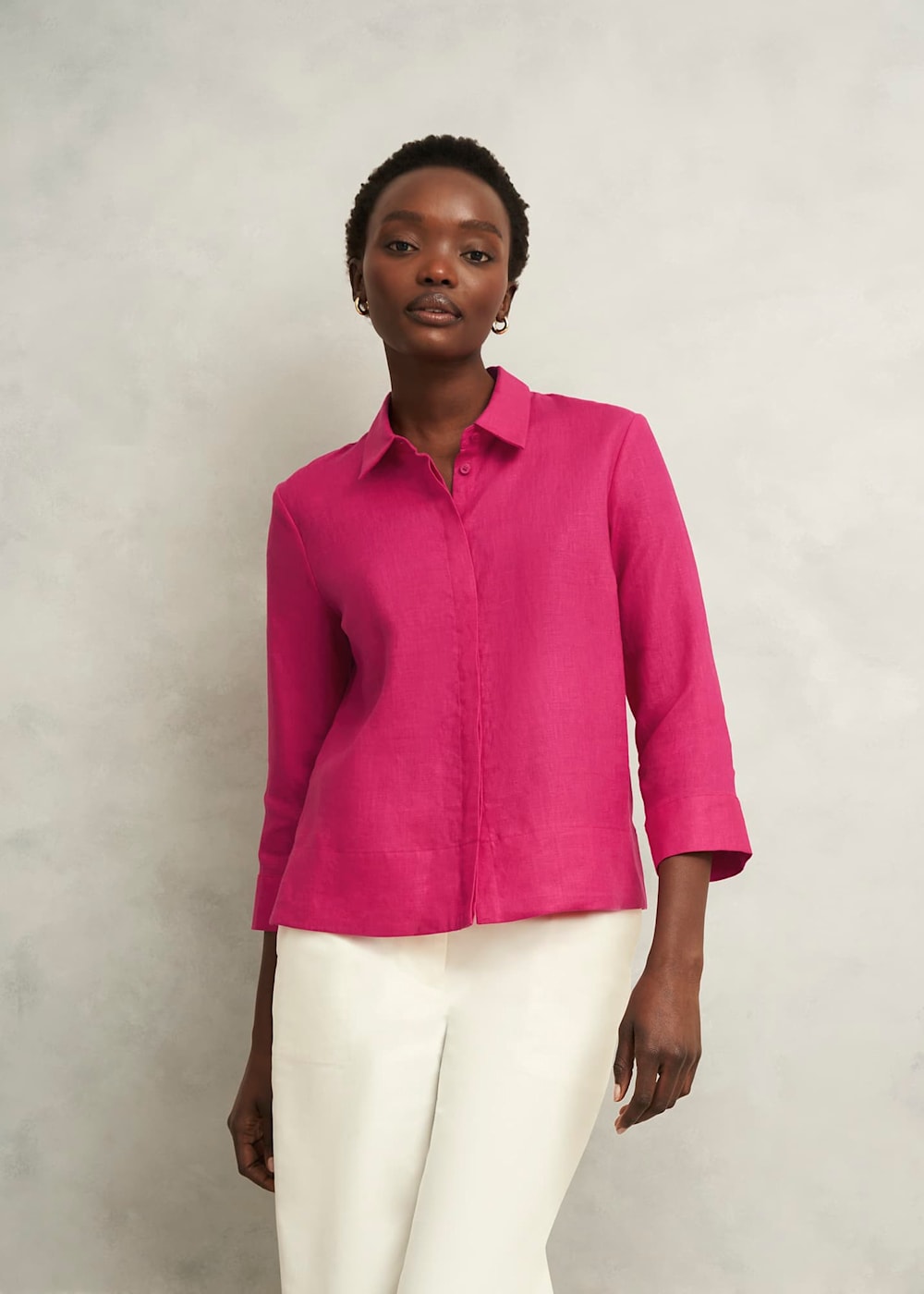 Hobbs Nita Shirt Zinnia Pink