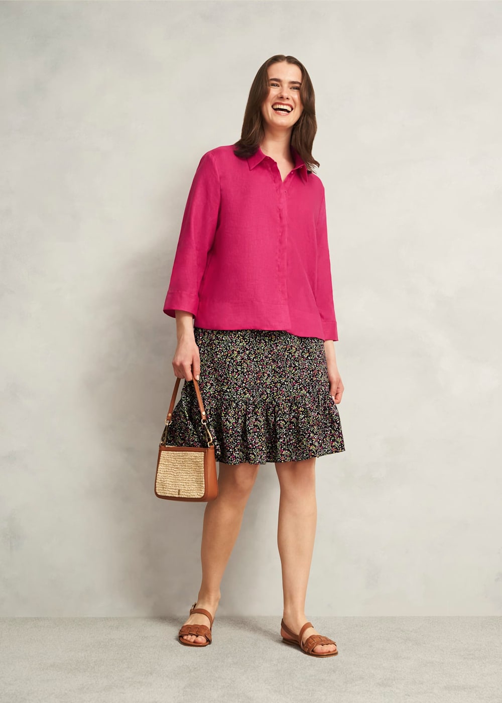 Hobbs Nita Shirt Zinnia Pink Hobbs Nita Shirt Zinnia Pink