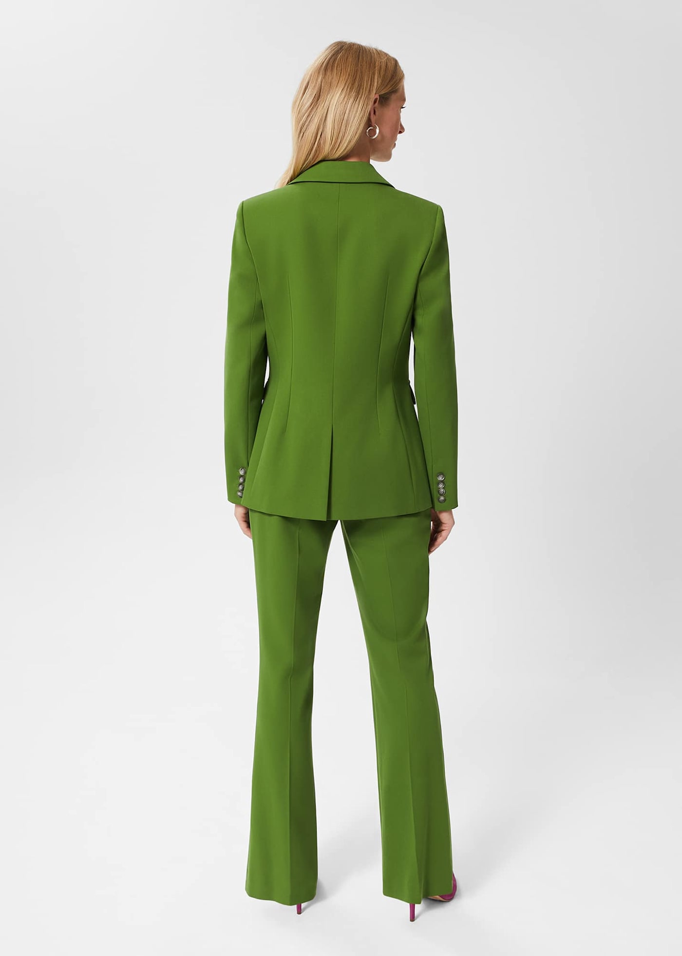 Green trouser suit ladies discount