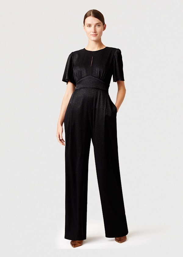 Jennifer Jaquard Animal Jumpsuit