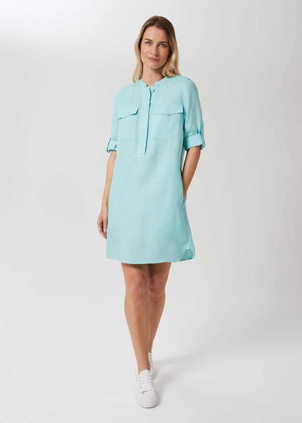 Milla Linen Blend Tunic Dress
