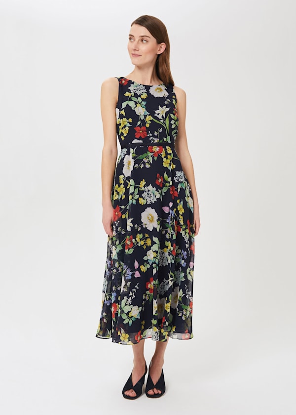 Carly Floral Midi Dress