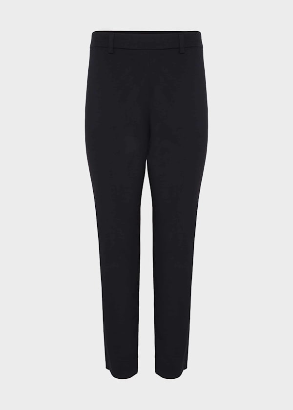 Mallory Cotton Blend Capri Trousers With Stretch