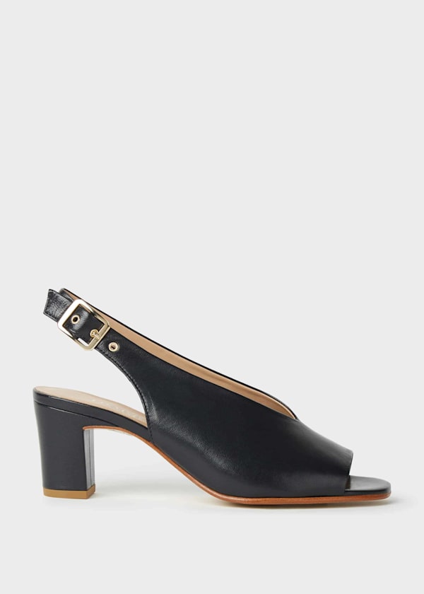 Kali Leather Block Heel Sandals