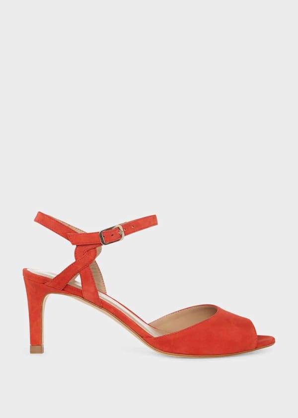 Leia Suede Heeled Sandals