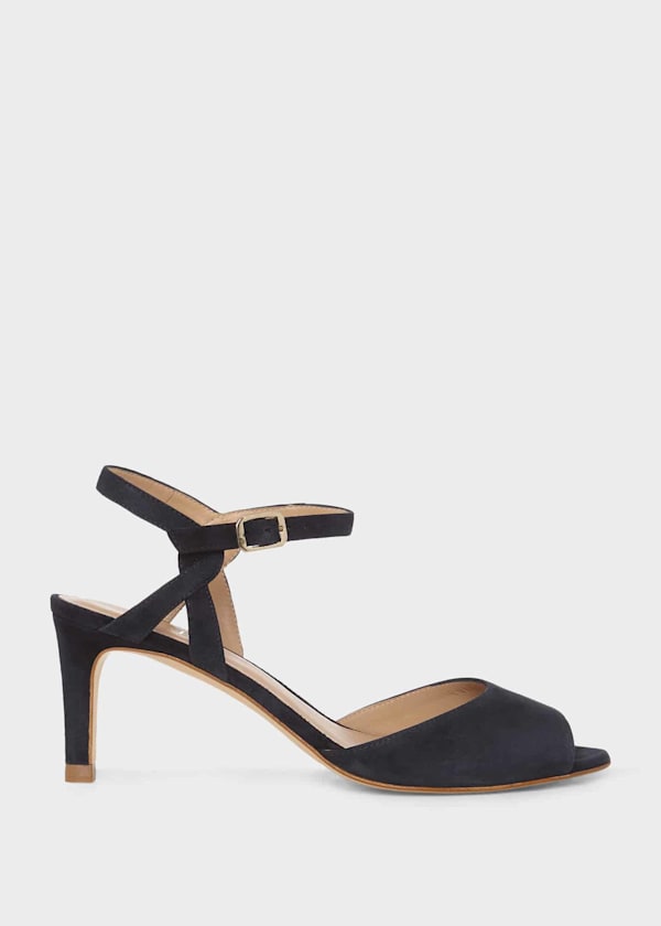 Leia Suede Heeled Sandals