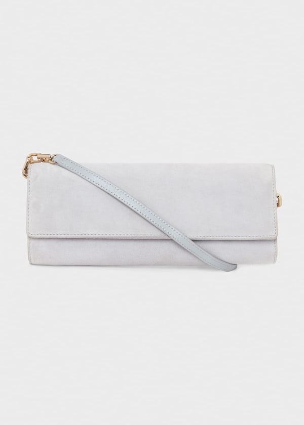 Evesham Suede Clutch Bag