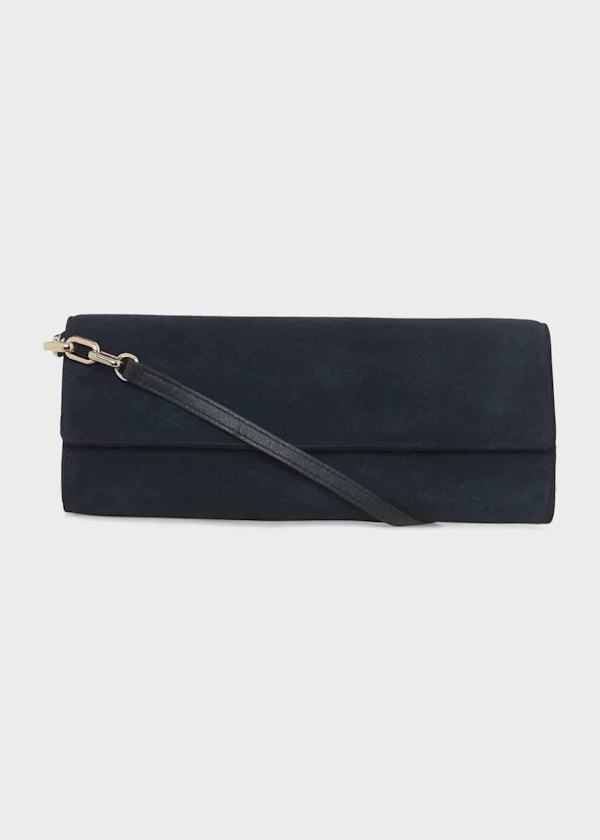 Evesham Suede Clutch Bag