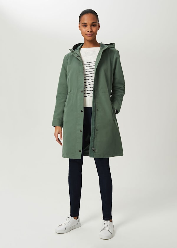 Kathy Water Resistant Parka With Hood