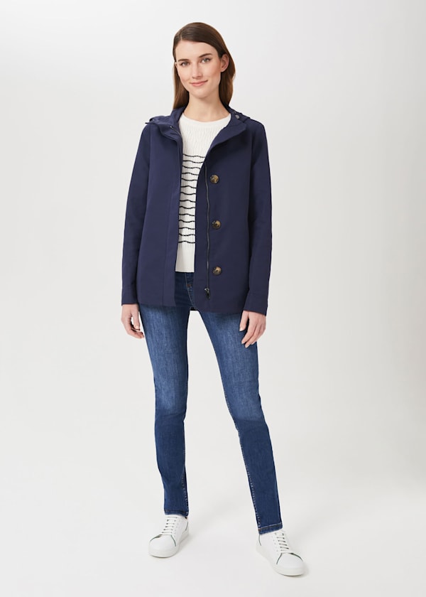 Ceira Water Resistant Coat With Hood