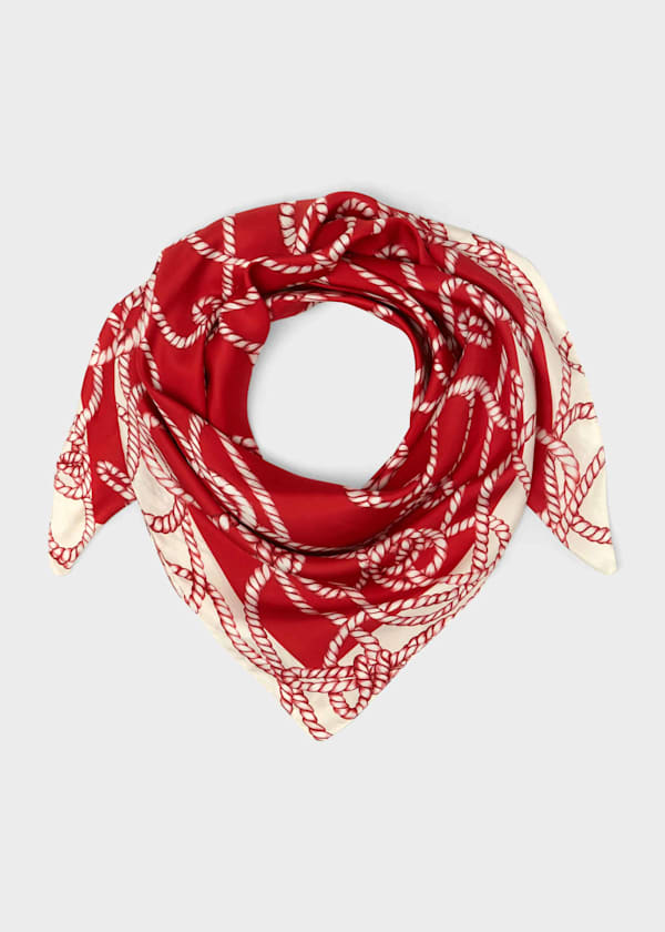 Brooke Printed Silk Scarf 
