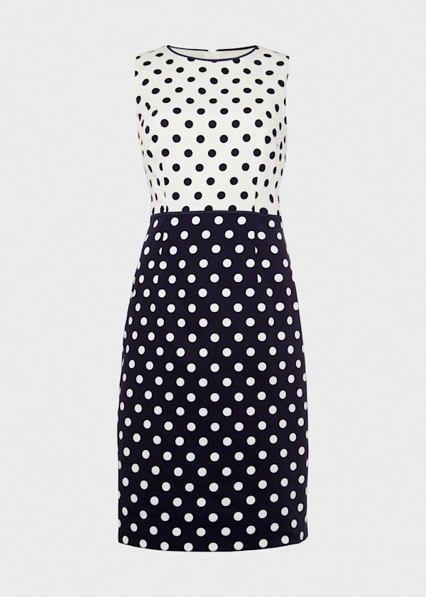Fiona Spot Shift Dress