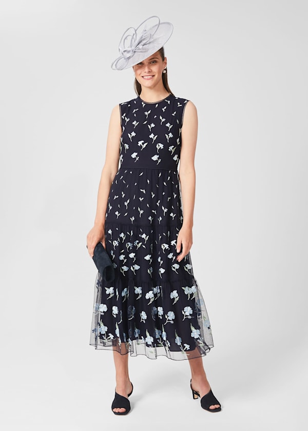 Bethany Embroidered Floral Dress