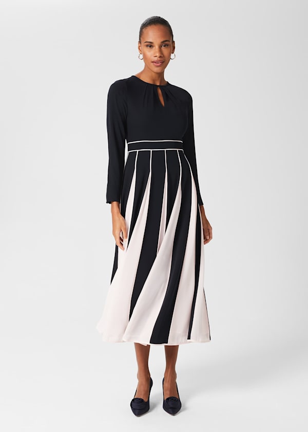 Arielle Fit And Flare Midi Dress