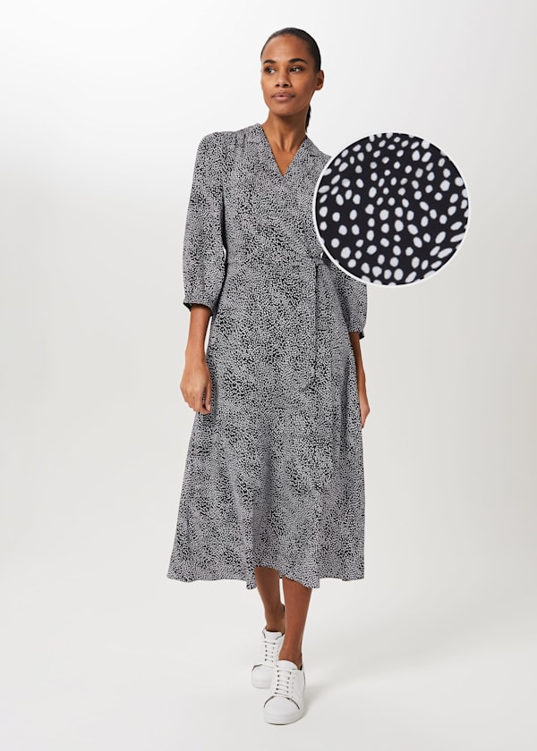 Teresa Midi Wrap Dress