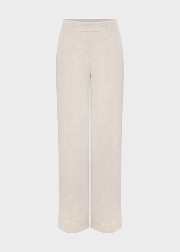 Maeve Linen Pants With Stretch