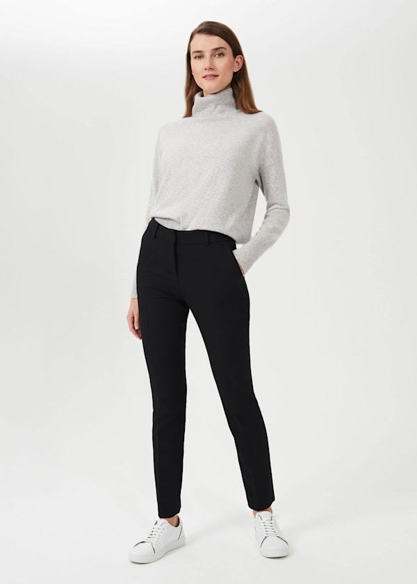 Petite Quin Tapered Pants With Stretch