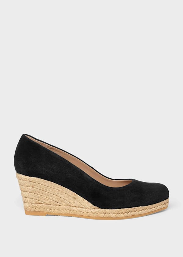 Anna Suede Wedge Espadrilles