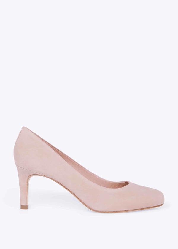 Lizzie Suede Court Shoes 