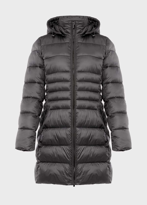Danika Long Puffer Jacket With Hood