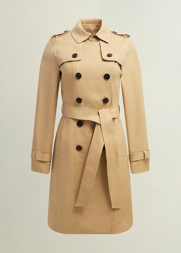 Saskia Shower Resistant Trench Coat