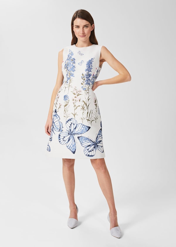 Jennifer Floral Jaquard Dress