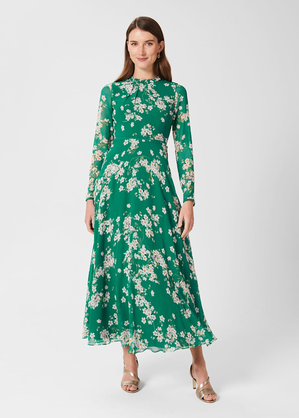 Rosabelle Silk Floral Dress