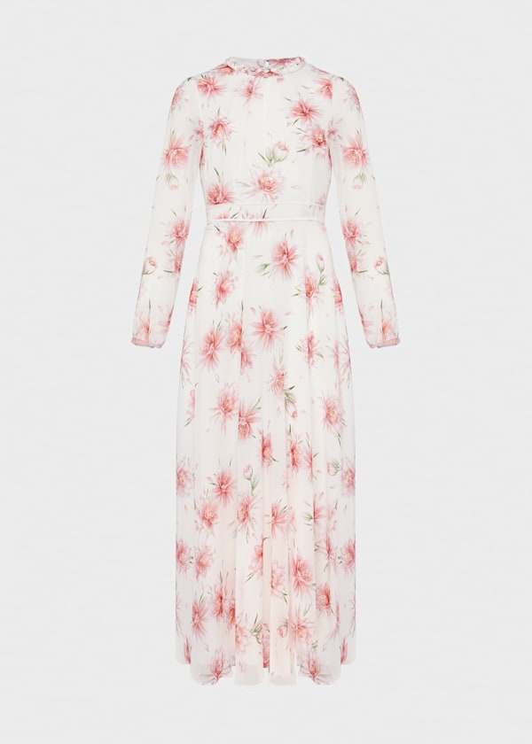 Rosabella Silk Floral Midi Dress