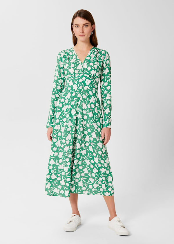 Allison Floral Fit And Flare Dress