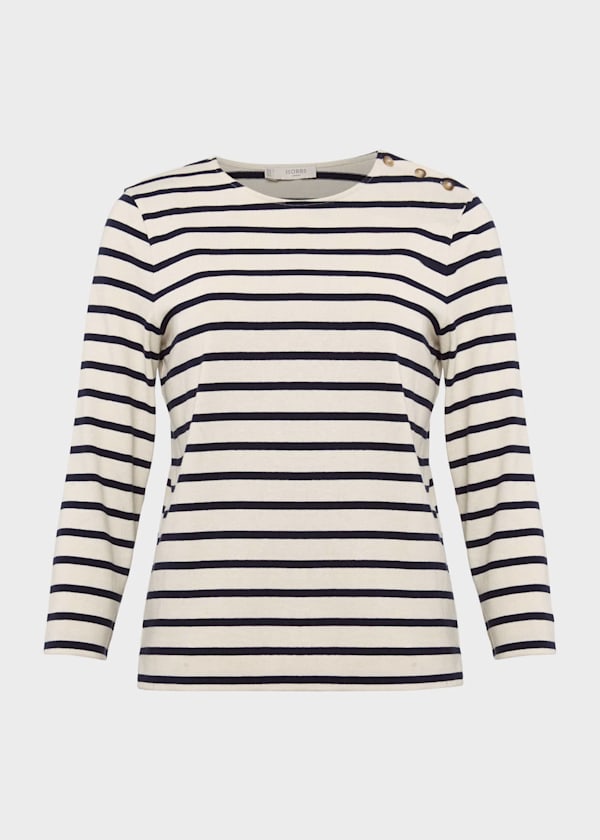 Francesca Cotton Stripe Top