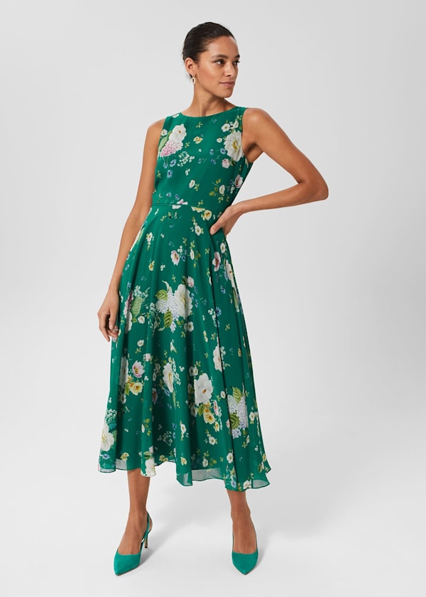 Carly Floral Midi Dress