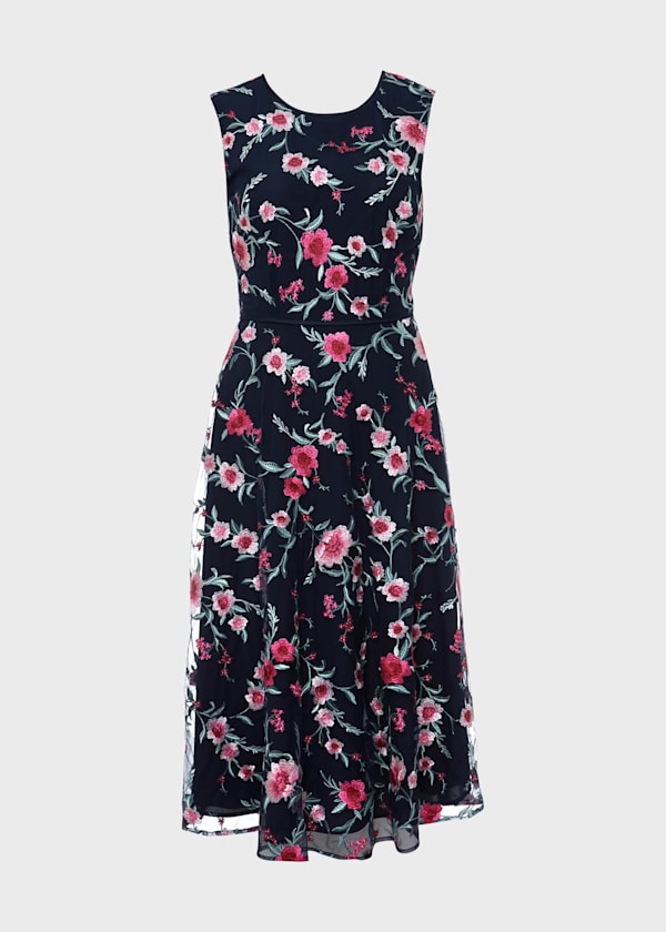 Rosella Embroidered Floral Dress