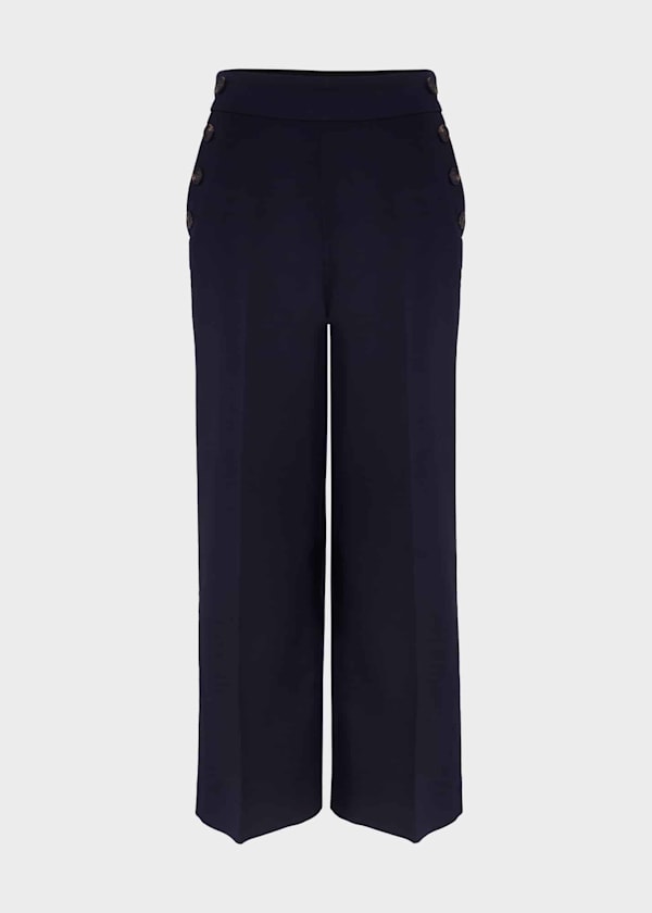 Simone Crop Trousers With Cotton