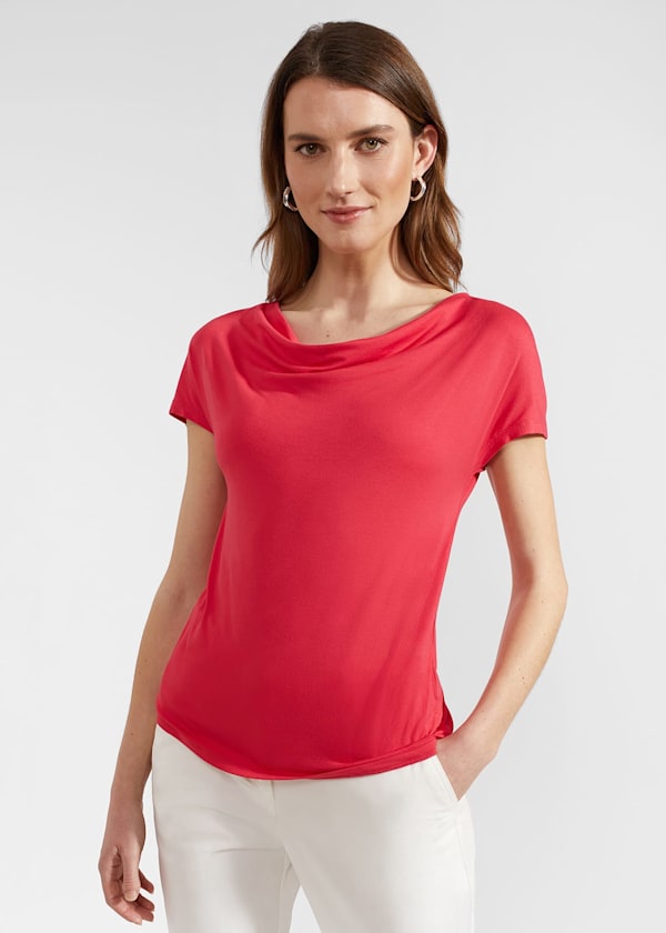 Cathy Cowl Neck Top