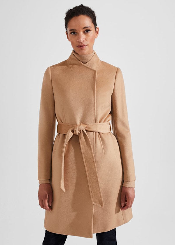 Ada Wool Wrap Coat