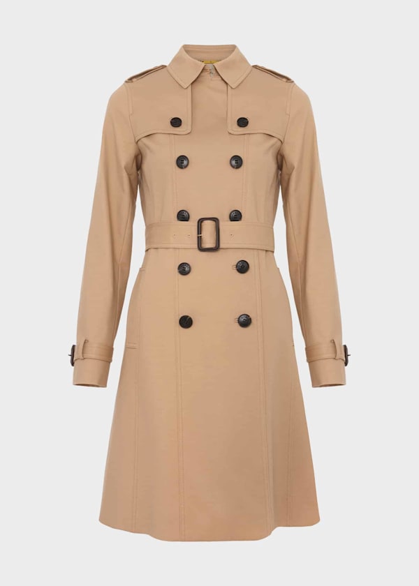 Skylar Shower Resistant Trench Coat