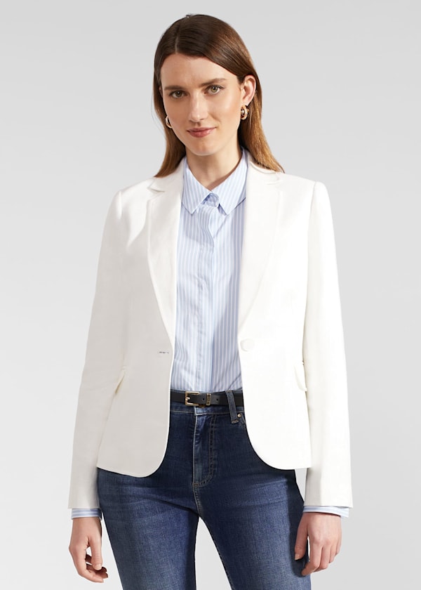 Petite Blake Linen Jacket