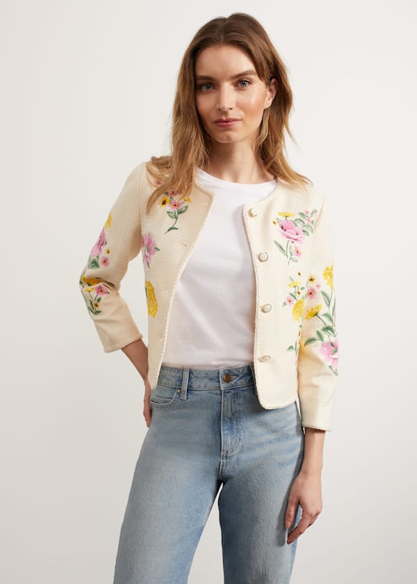 Hinton Floral Embroidered Jacket