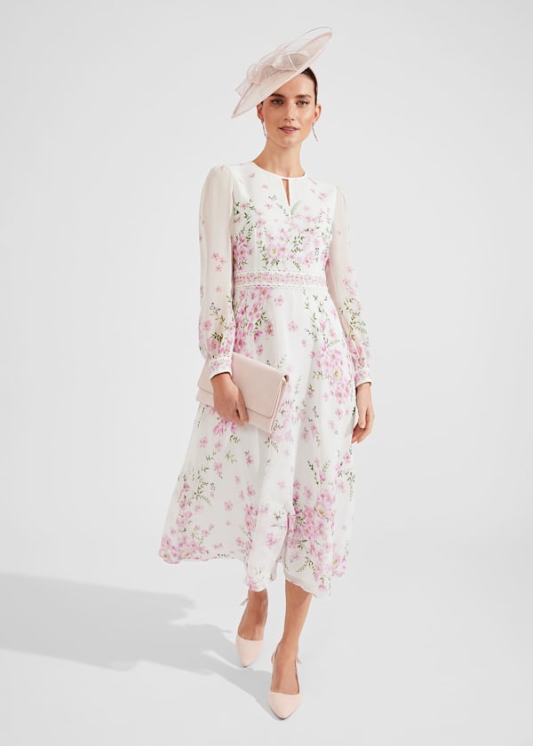 Skye Floral Silk Dress