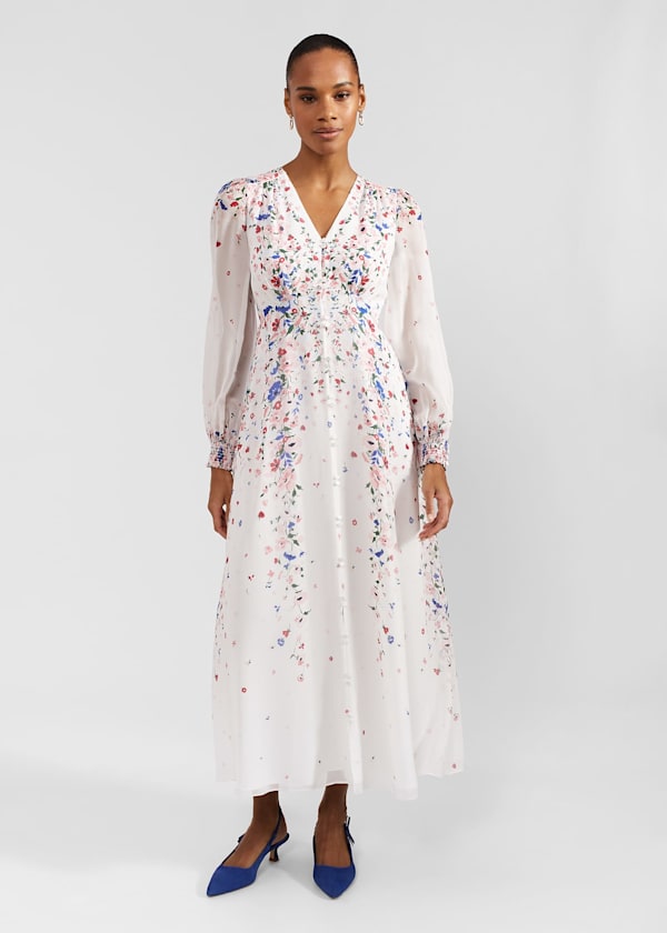 Asher Silk Midi Dress